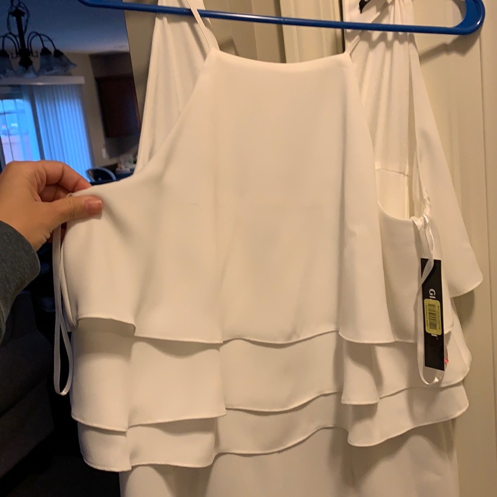 White Gianni bini jumpsuit